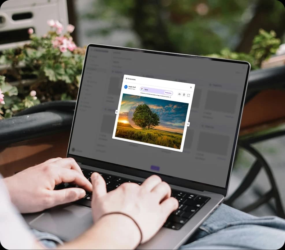 Capture visual progress