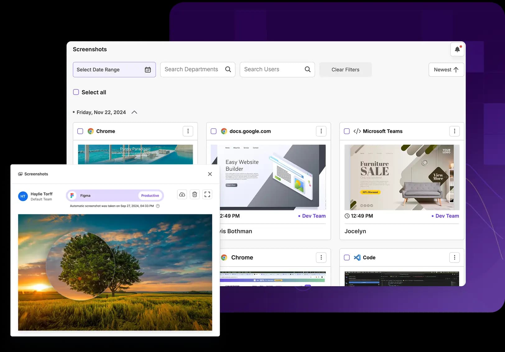Automated Screenshots
